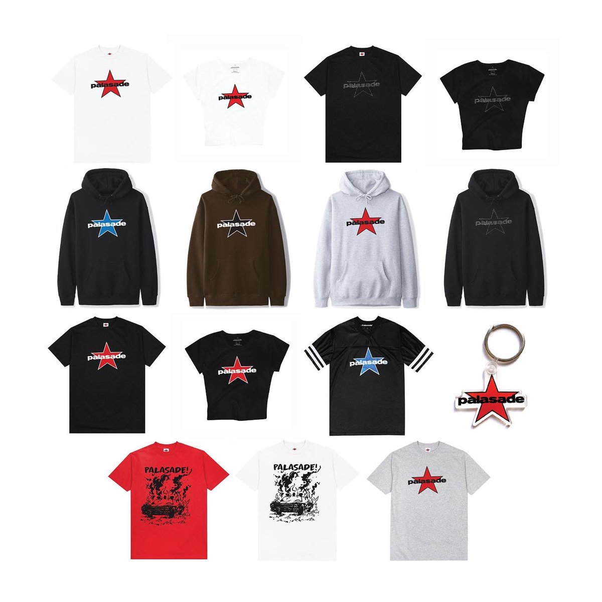 palasadeus's tweet photo. FULL STAR LOGO COLLECTION IS NOW AVAILABLE ONLINE AT https://t.co/Kh0gmz2TyF ➡️➡️➡️ FREE SHIPPING ON ALL ORDERS OVER $30 WITH DISCOUNT CODE “ILUVPALASADE” AT CHECKOUT. ONLY VALID FOR 24 HOURS. ⭐️ https://t.co/eui5Tlv1li