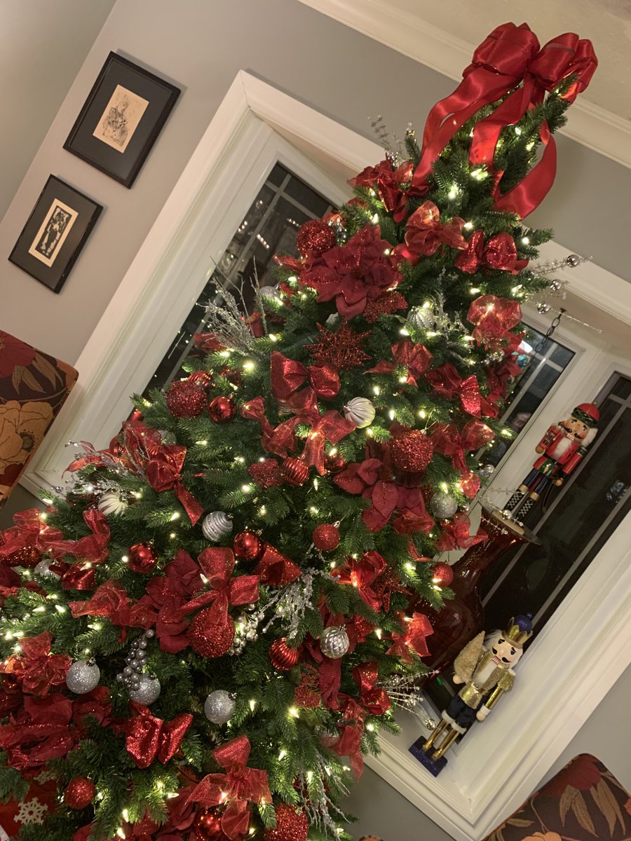 And the tree is finally up! Now to get the rest of the house done! Way behind this year!