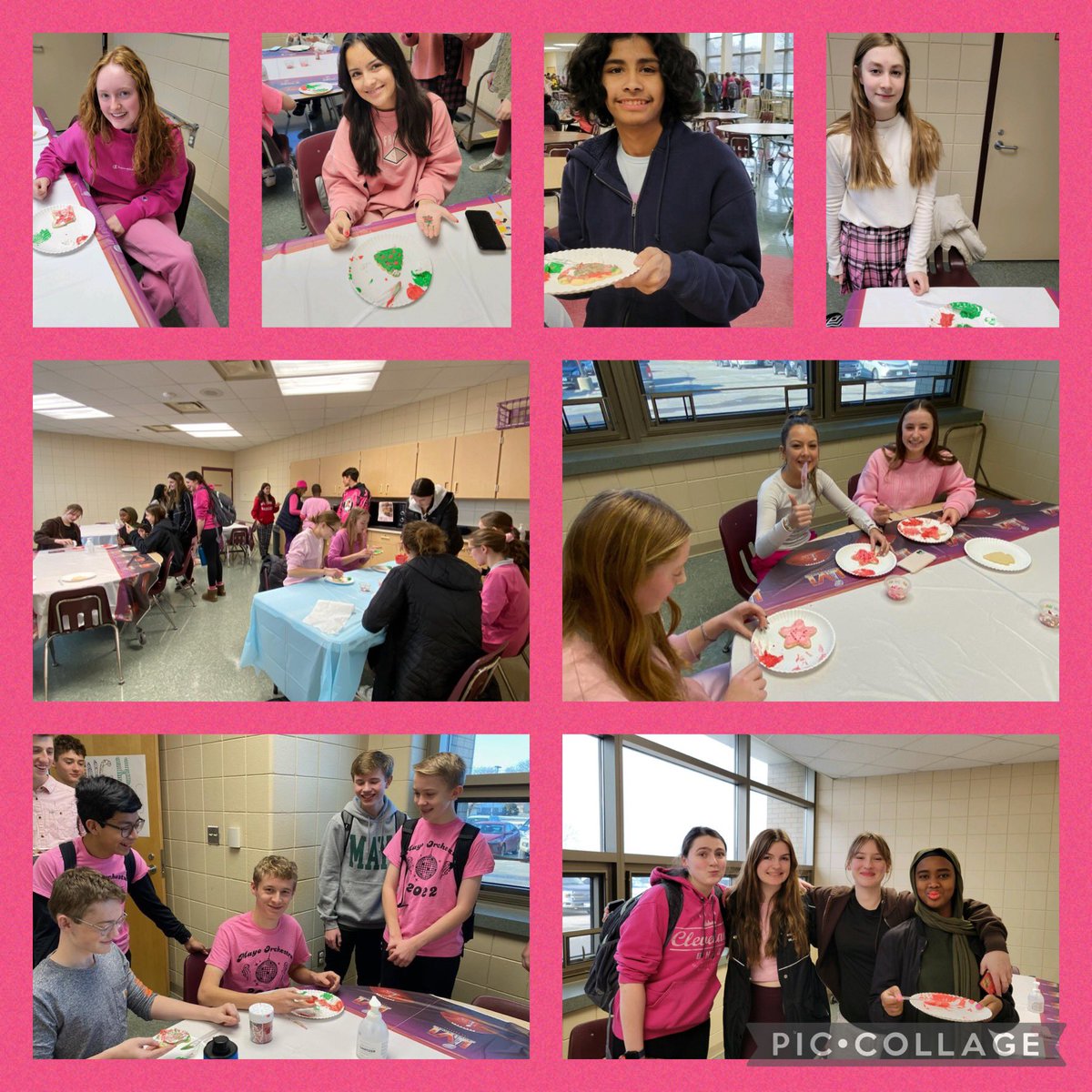 c_e_haakenson's tweet photo. Cookie decorating for #GOFA2022 @BrendaShamblin4 #pinkismyfavoritecolor #lunchtimeactivities https://t.co/E0DpAWp4A5