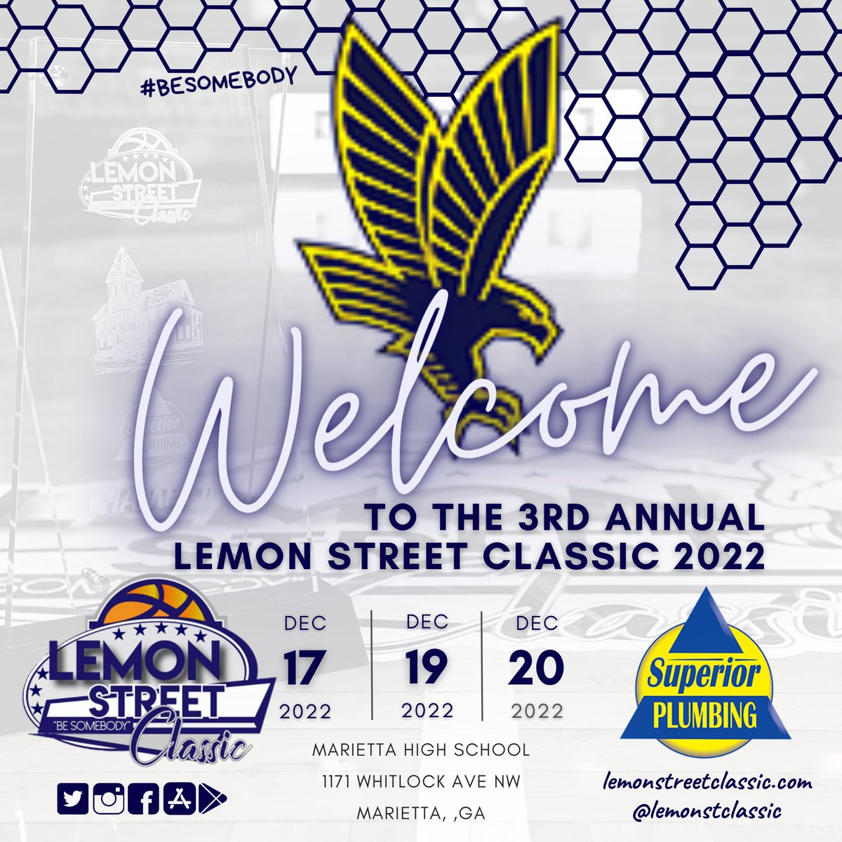 LemonStClassic's tweet photo. @ELHSHoops has been a standard for championship caliber teams in the Peach State. Holding that standard the Eagles are state runner ups from the previous year! They are currently at 5-0. Catch them on the showcase side of the #LSC22
Dec 19
2:45p
๐ Marist
Dec 20
4:30p
๐ Buford https://t.co/4lUbQkrv2y