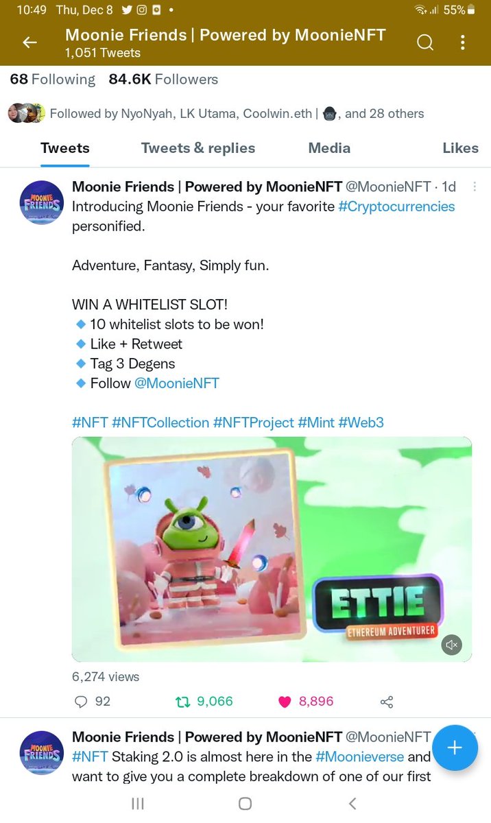 Kat8Grace's tweet photo. @Bang_Garr @MoonieNFT Done https://t.co/wHshYh9kpY