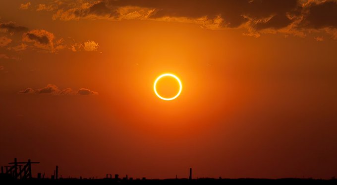 #Eclipse Esta a punto de ocurrir un eclipse solar extremadamente raro.