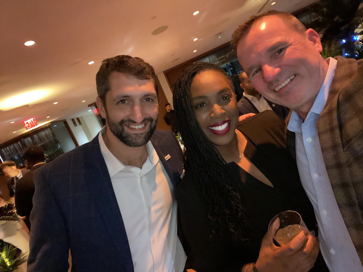 matk62's tweet photo. Wonderful evening in the @salesforce tower. Thank you @Benioff and @EbonyBeckwith for the invite! So great to connect with the community on the night before World Tour NYC #salesforcecommunity #ownbackup #ohana https://t.co/w6Bk2ryLJd