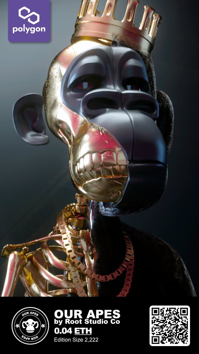 Ferrigart's tweet image. #ourapes from all over the world and for all over the world #nft #nftart #NFTCommunity #NFTProject @0xPolygon @opensea #3d