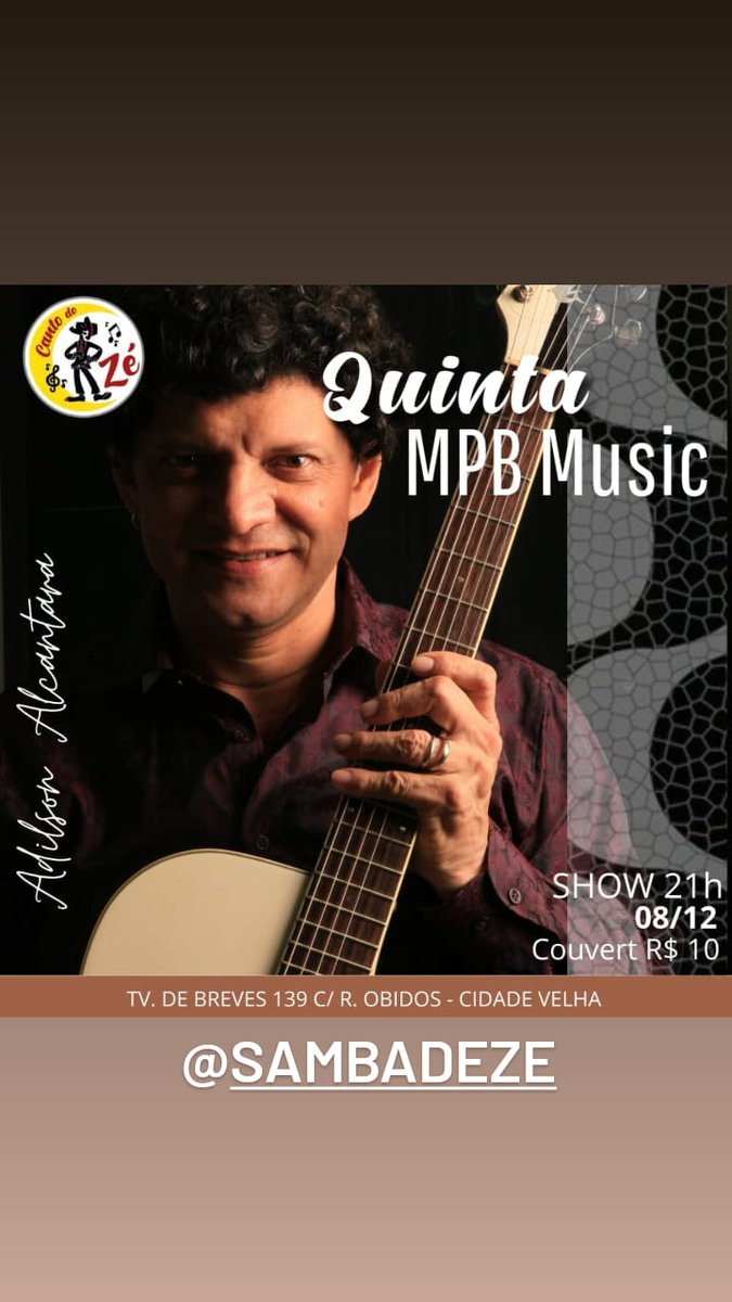 Hoje tem canto do Zé