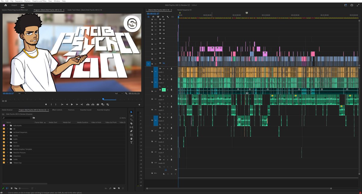 osaplug's tweet photo. Timeline for tomorrow's video! 👨🏾‍🔬 
Mob Psycho 100 Season 1 Review -
12/8/22 - 2PM EST https://t.co/GHkGAt7owT