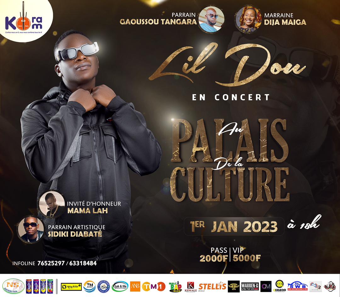 color_pub's tweet photo. Lil Dou en concert au Palais de la Culture le 1 janvier 2023 . Ne manque pas ce RDV 🫶🏾

#ColorPub #Mali #Mali2023 #concert https://t.co/cmzL3VlFoB