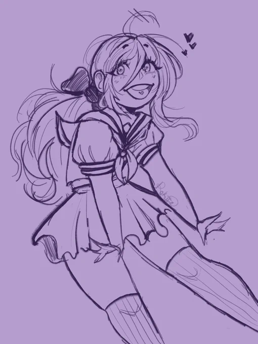 An attempt was made! (Not really)#Doodles #animegirl  