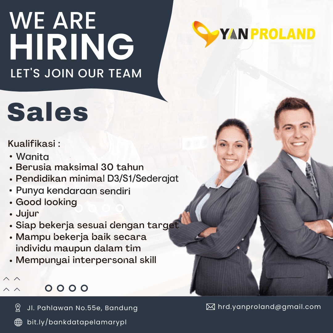 BurhanChanel's tweet photo. Loker Marketing

Dibutuhkan Marketing Berpengalaman Di Bidang Properti atau lainnya.

Dengan Benefit seperti Berikut.

Hubungi
https://t.co/vPRTcxAk9k
#lokerbandung
#InfoLoker 
#viralindo https://t.co/e0pibNiIVd