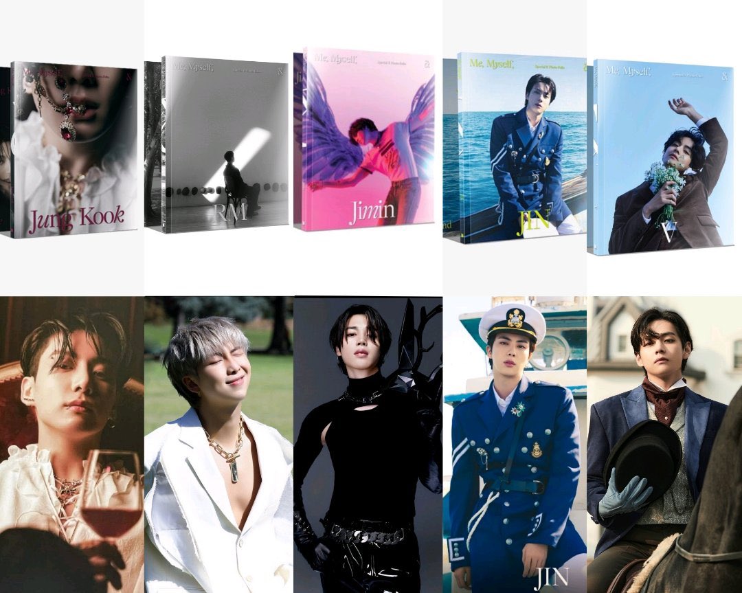 เหลืออีก 2 ปกของพี่โฮปกับพี่ยุนกิ แล้วดูปกแต่ละนี่โคตรหล่อเอาเรื่องเลยนะ