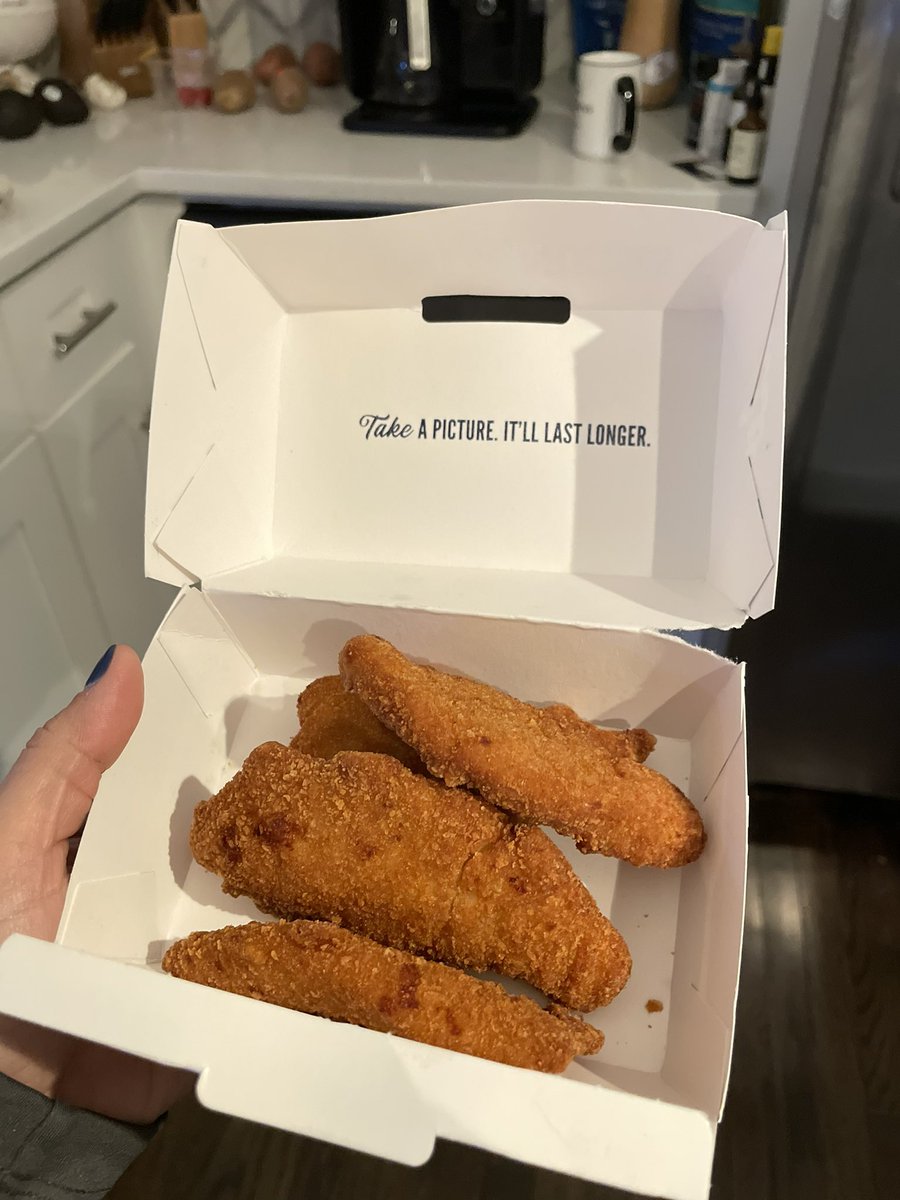 mollyykane's tweet photo. Yo @culvers, bring back the old tenders, it’ll last longer https://t.co/yAsVkF3M62