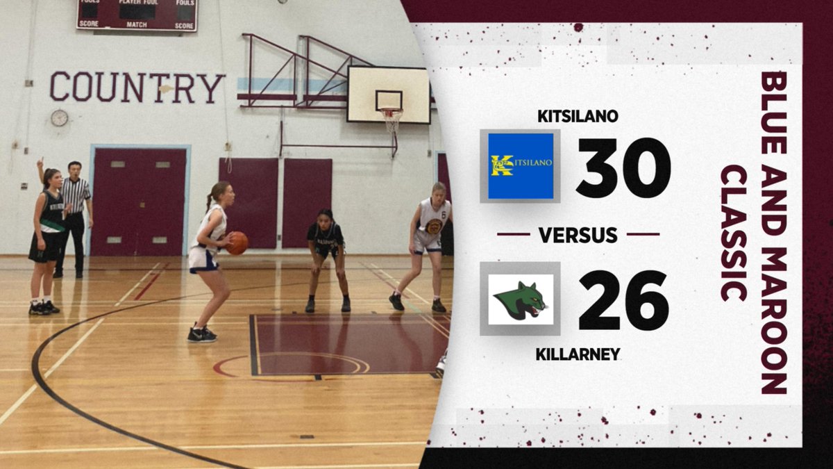 Game 2: Kitsilano gets the win against Killarney 30-26! #griffinsnation