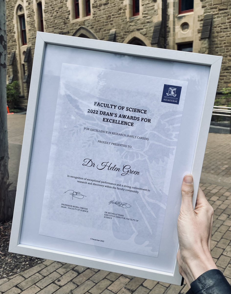 Delighted to receive this today at a lovely lunch with inspiring colleagues.  A wonderful way to round out the year 🤍