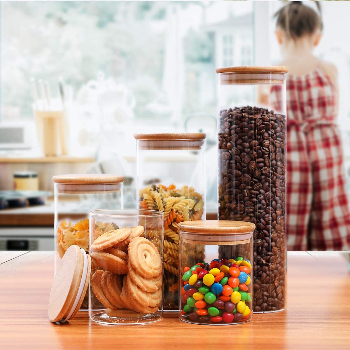 LinGlassware's tweet photo. Wow, pls check our jar, it really makes your kitchen more beautiful and more clean and more tidy. https://t.co/4pOMQF4cHa
