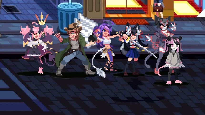 JohnnyRay260's tweet image. ‼️A NEW CHARACTER JOINS THE ROSTER

WAVE 3

Sprite commission for @PipssTM in the style of River City Girls. 👀♥️