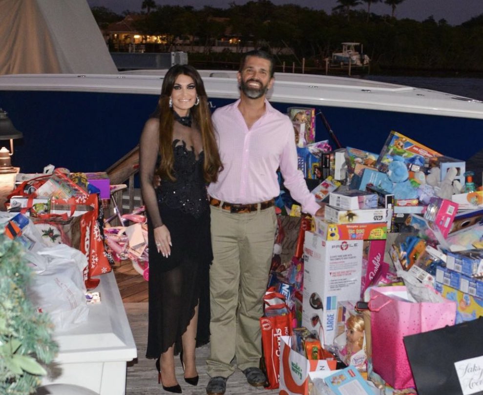 MysterySolvent's tweet photo. What is the name of Kimberly Guilfoyle and Don Jr.’s new charity? https://t.co/i3qX7GznfC