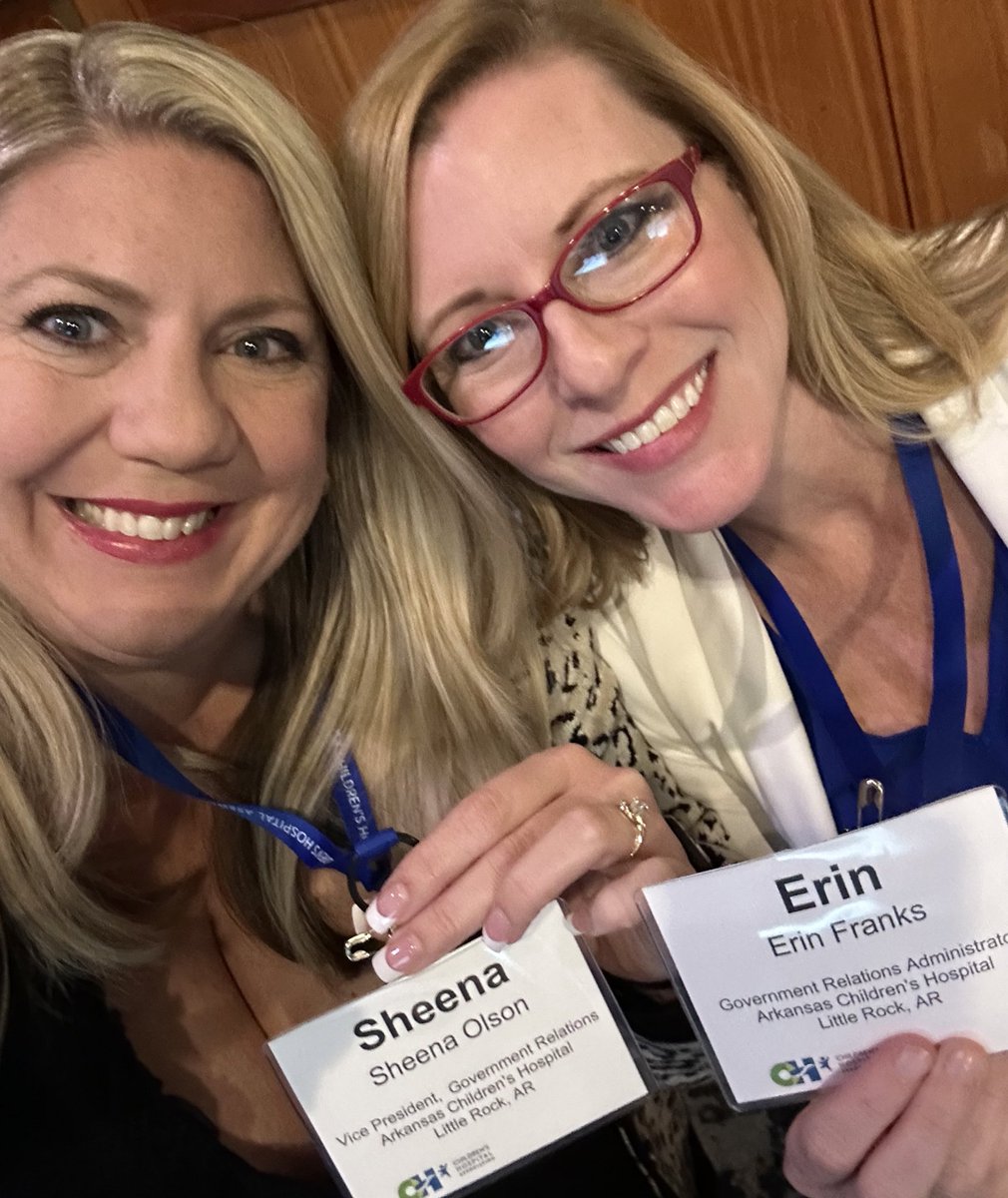 sheena_olson's tweet photo. First trip to DC as a Government Relations TEAM! Proud to represent Arkansas Children’s &amp; excited to have @ErinFranks23 on board! https://t.co/C4Fo5hvEdi