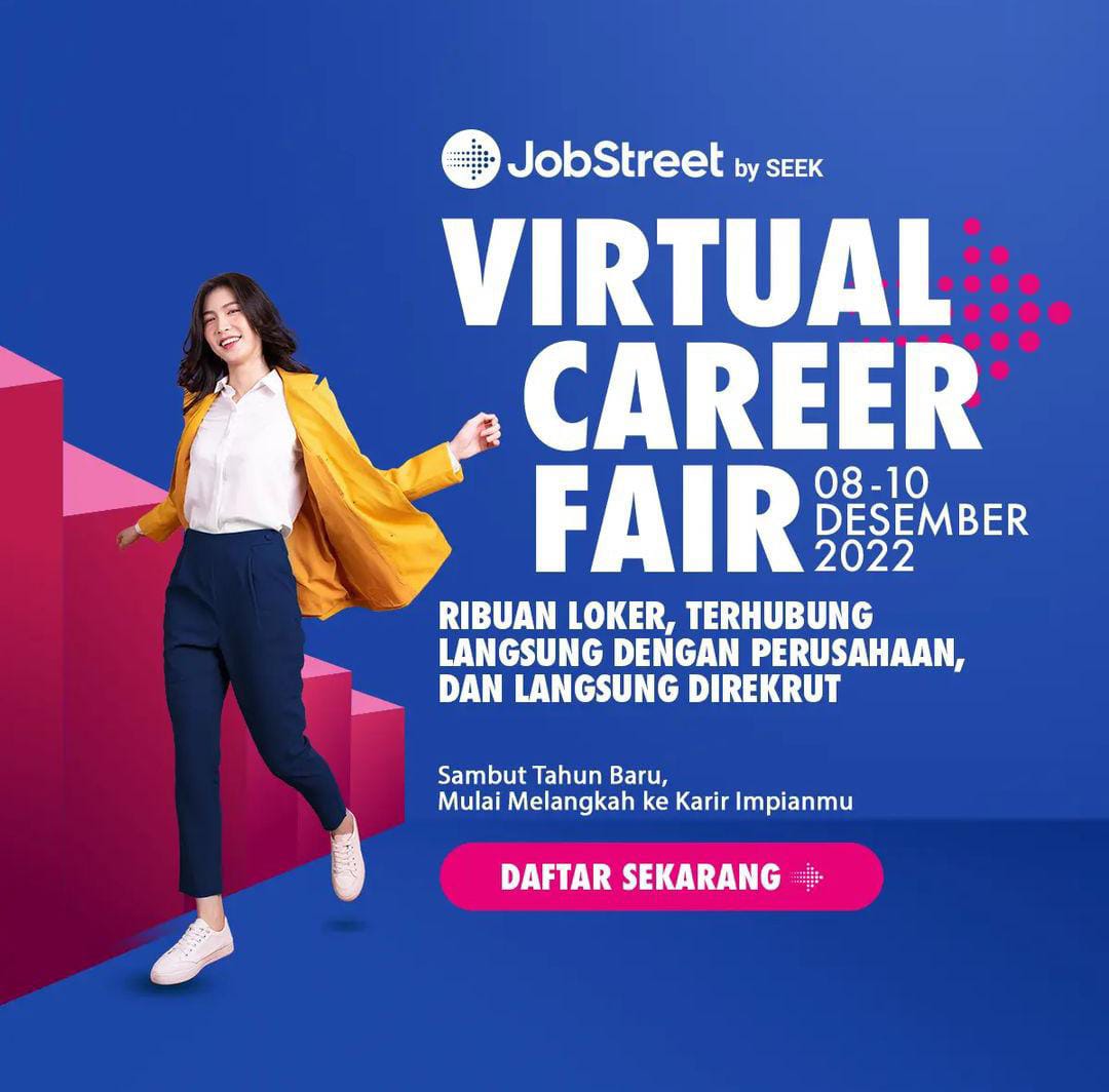 Vhiechan99's tweet photo. Di @jobstreetcom Virtual career fair banyak loh perekrut kerja yang sedang nyari pekerja . seriusan deh yuk daftar yukkk  #VirtualCareerFair #LevelUpWithJobStreet https://t.co/ksJQyqtV9I