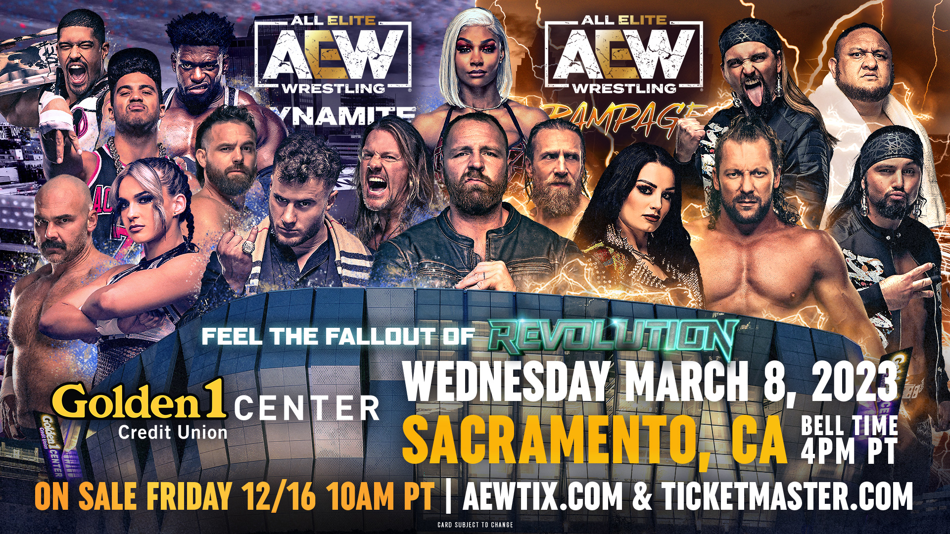 All Elite Wrestling on Twitter "Feel the fallout from AEWRevolution