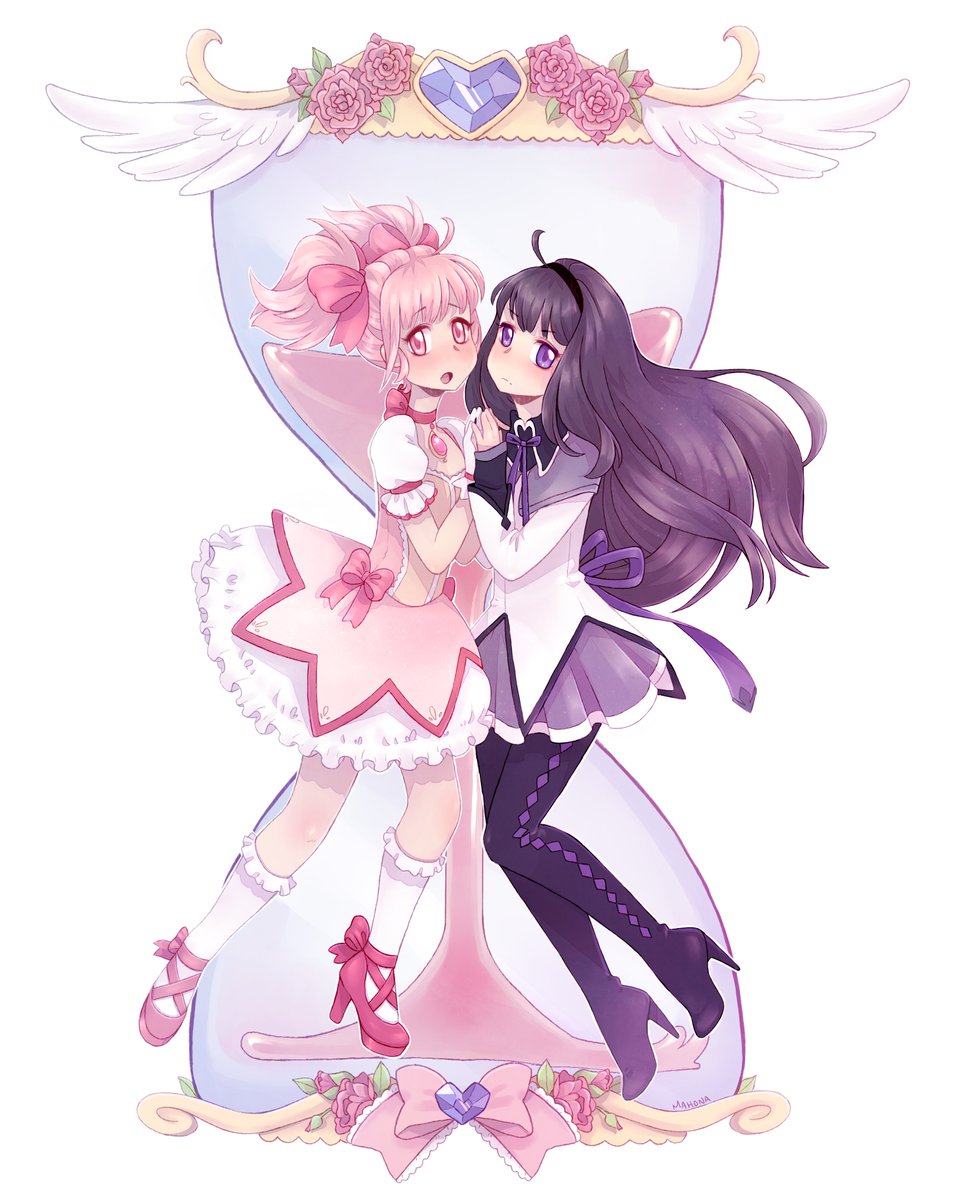 mahonasart's tweet photo. girlfriends #MadokaMagica #homura https://t.co/jixHiglpVf