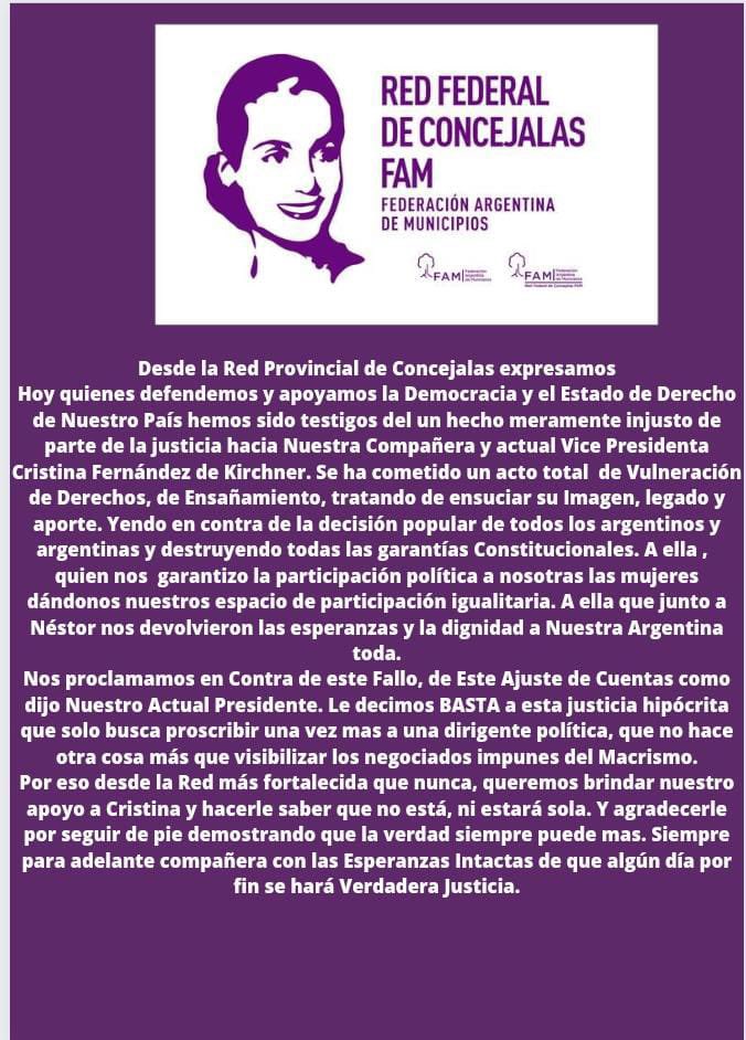 Más que nunca junto a Cristina !!!