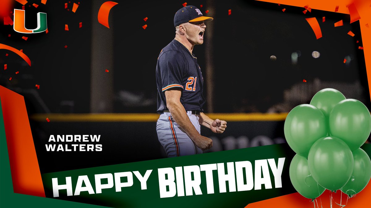 FIRE US UP, WALT!! Happy birthday to the best closer in college baseball!
