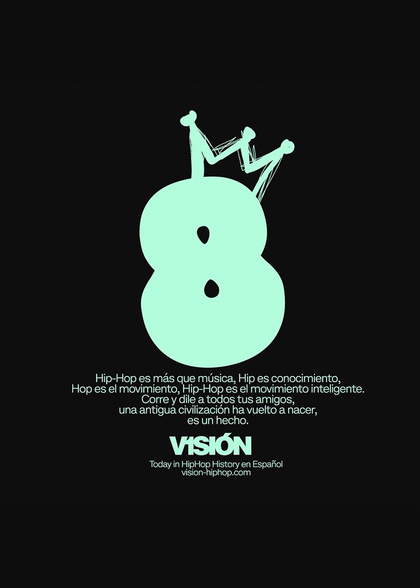 VisionHipHop_mx's tweet photo. ¡Felices ocho años de Visión HipHop!😎

Hoy celebramos ocho años de pasión y cultura por el #HipHop. Ocho años que nos han permitido dar a conocer esta cultura desde la historia.

Fuego, amigos, y mucho amor al HipHop. 

Visión está de regreso en el game😎. El 2023 será nuestro🔥 https://t.co/Y1nRDMZUA2
