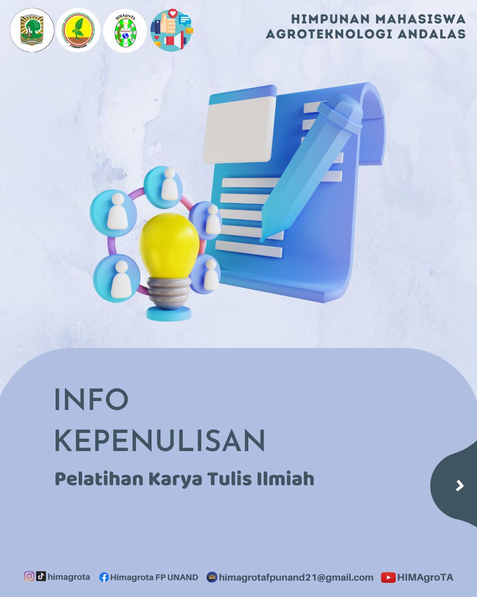 HIMAgroTAfess's tweet photo. [PETA WILTU- PETA WILTU]

Assalamualaikum Warahmatullahi Wabarakatuh 

Hallo, rekan-rekan Mahasiswa/i Seluruh Indonesia👋
Formatani wilayah satu 
Dengan bangga mempersembahkan: PETA WILTU "Pelatihan Karya Tulis Ilmiah Wilayah 1" https://t.co/RNXkV9OzRf