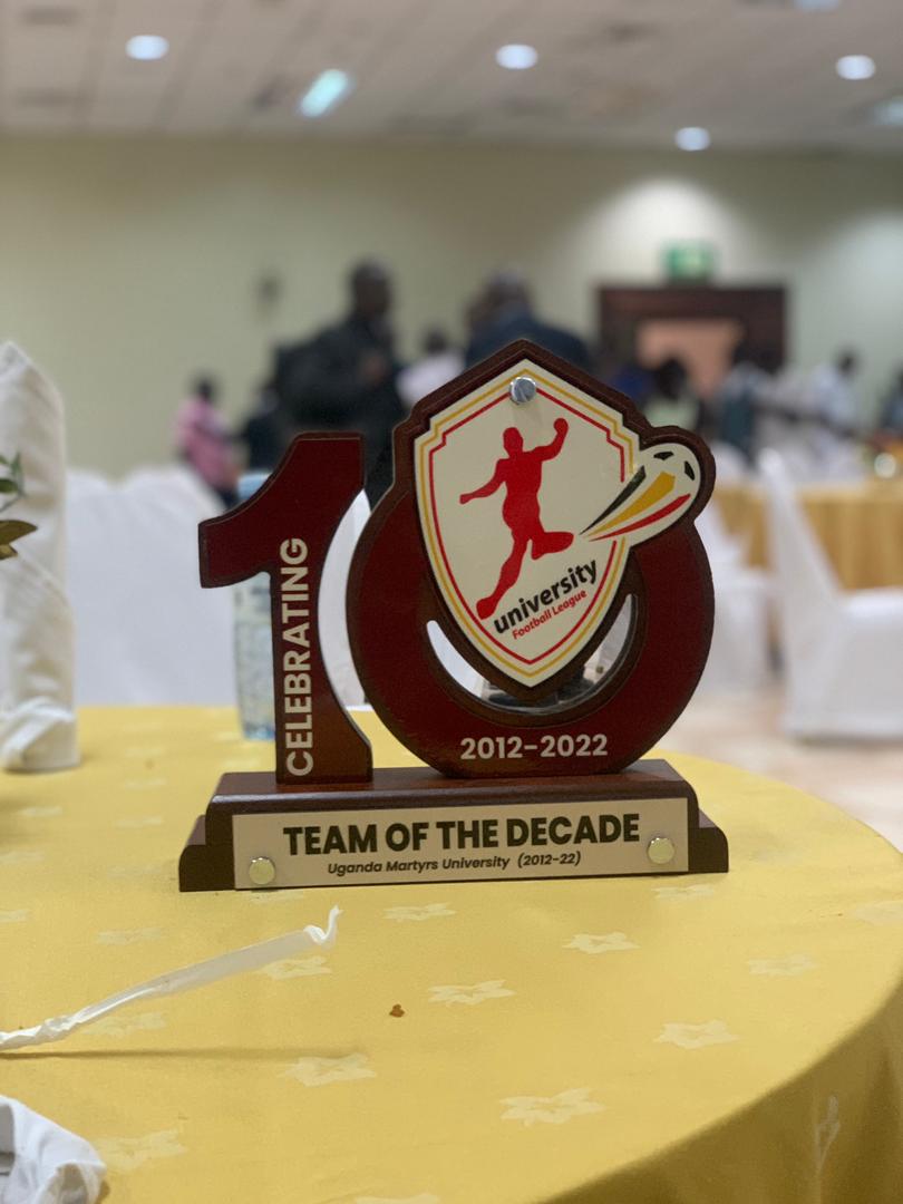 Uganda Martyrs University is the University Football Leagues team of the decade. Great strides indeed 👏👏
