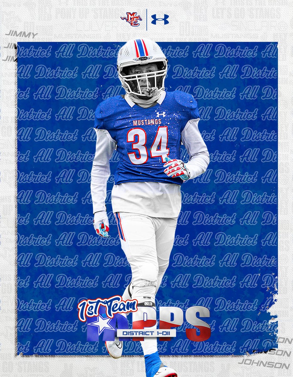 🎖 TAPPS 1-DII 1st Team All-District 

Senior - Defensive Line <a href="/JimmyDJohnson34/">Jimmy Johnson</a> 
   
🔵#PonyUp🔴