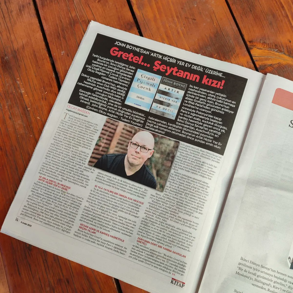 Cumhuriyet Kitap, 08.12.22

Not: Çizgili Pijamalı Çocuk'un çevirmeni ben değilim.