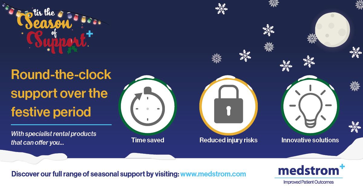 MedstromUK's tweet photo. โTis the #seasonofsupport and weโre here 24/7 to assist you throughout ๐ Our specialist rental products are designed to free up your time, reduce injury risks and give you that extra help when you really need it ๐
Discover more: https://t.co/0Ohp492n1E
#festivesupport https://t.co/4csIiCjYYQ