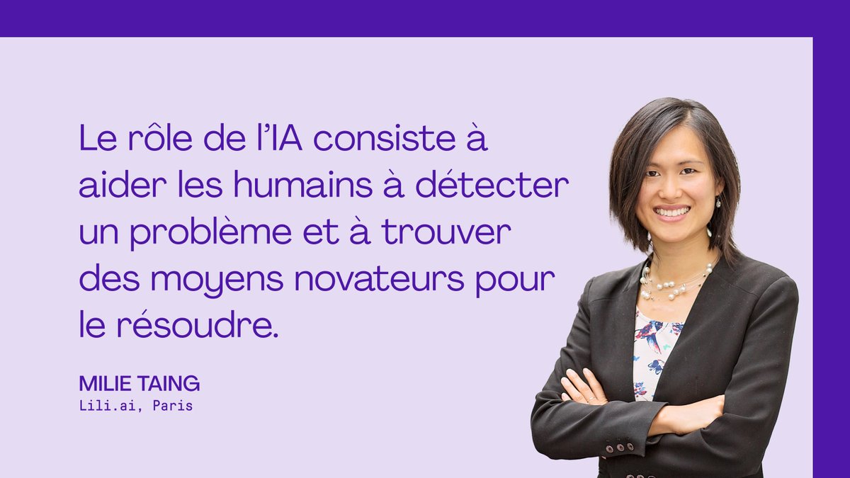pmifrance's tweet photo. Retweetez si vous êtes d’accord : L’intelligence artificielle n’a pas pour objet de remplacer les humains. Il s'agit de les améliorer, explique @MilieTaing de https://t.co/MlAhiF1R3R, Paris. Découvrez plus la #technologie sur #Projectified : https://t.co/9Cv2YwbjF5 #AI https://t.co/k4LnO89xnT