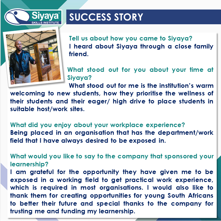 SiyayaSkills's tweet photo. #SUCCESS STORY
Dedication leads to success! #Congratulations🎉👏✨ 👏🎉Sesona Tyhutu on completing your learnership in #HR Management & on gaining #employment at Paul Bayvel Eyethu Sales.
#LearnerSpotLight #Talent #Goals #HostSite #WorkplaceLearning #YouthDevelopment https://t.co/gzxImRQ46h