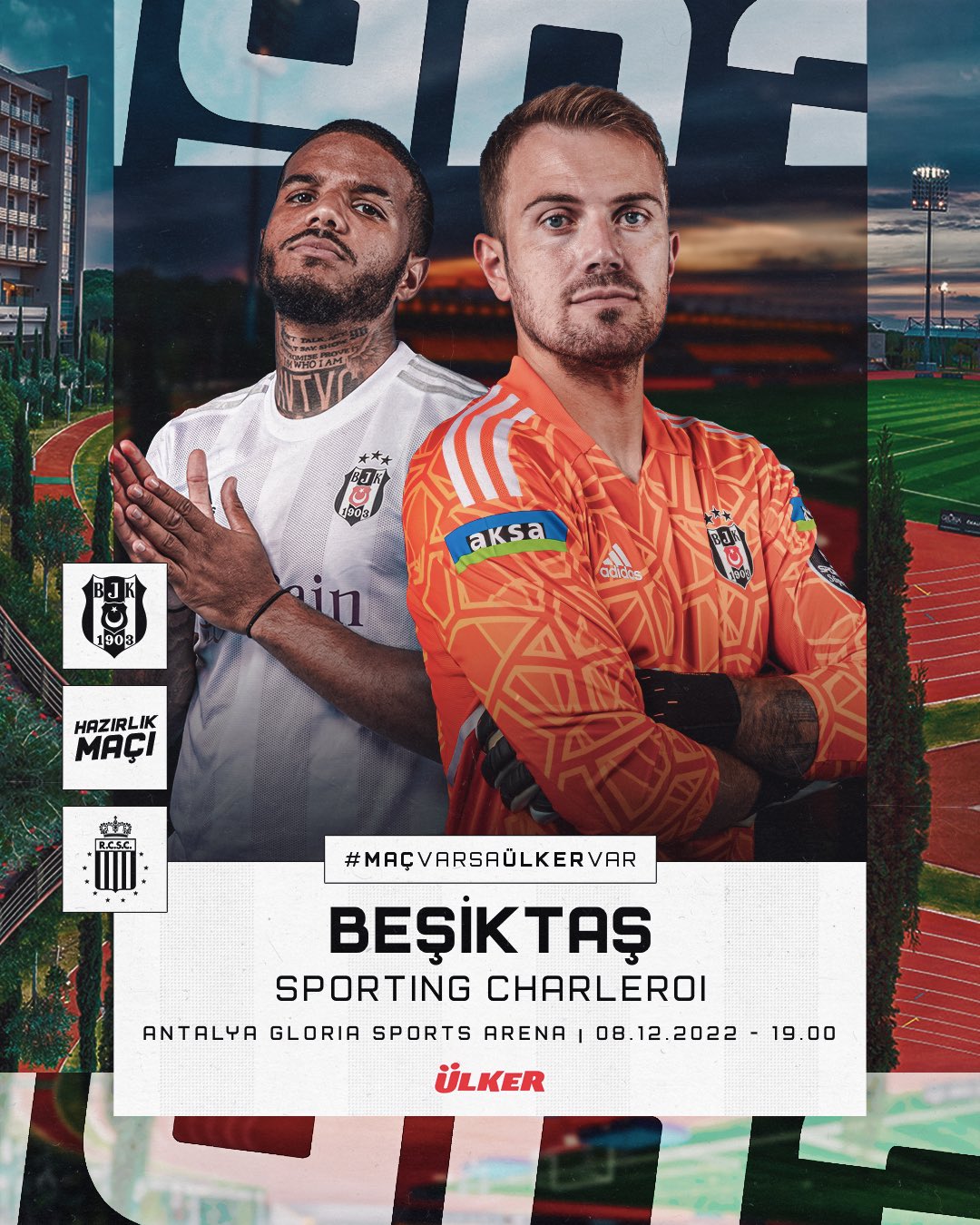 Beşiktaş Charleroi Maç Görseli