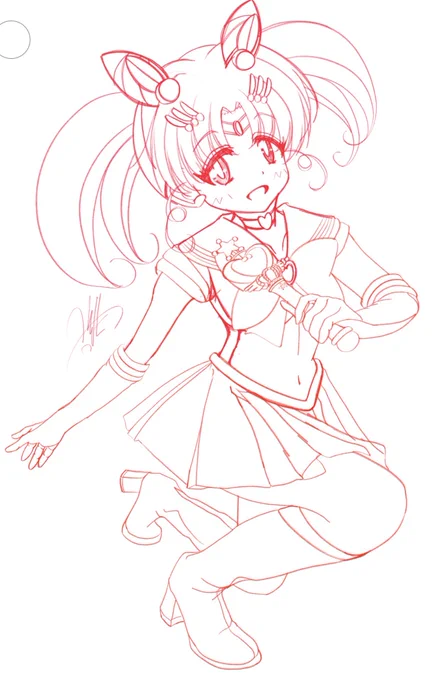そういえば昨日描き始めたお絵描きの進捗。撮らせてもらったお写真参考にさせてもらってるんだけど意外とバランスが難しい 
