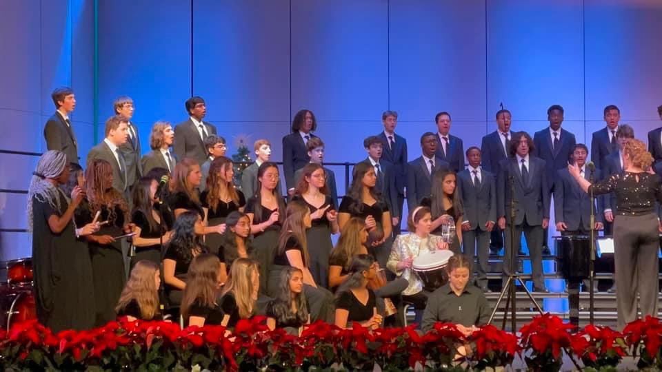 JordanHS_Choir's tweet photo. A superb winter concert! Many thanks to our friends of @JordanHSOrch for sharing the stage with us 🎶 @KatyISDFineArts @katyisd @JhsWarriors #winterconcert #holidayseason https://t.co/F8Yn3PPu7Q