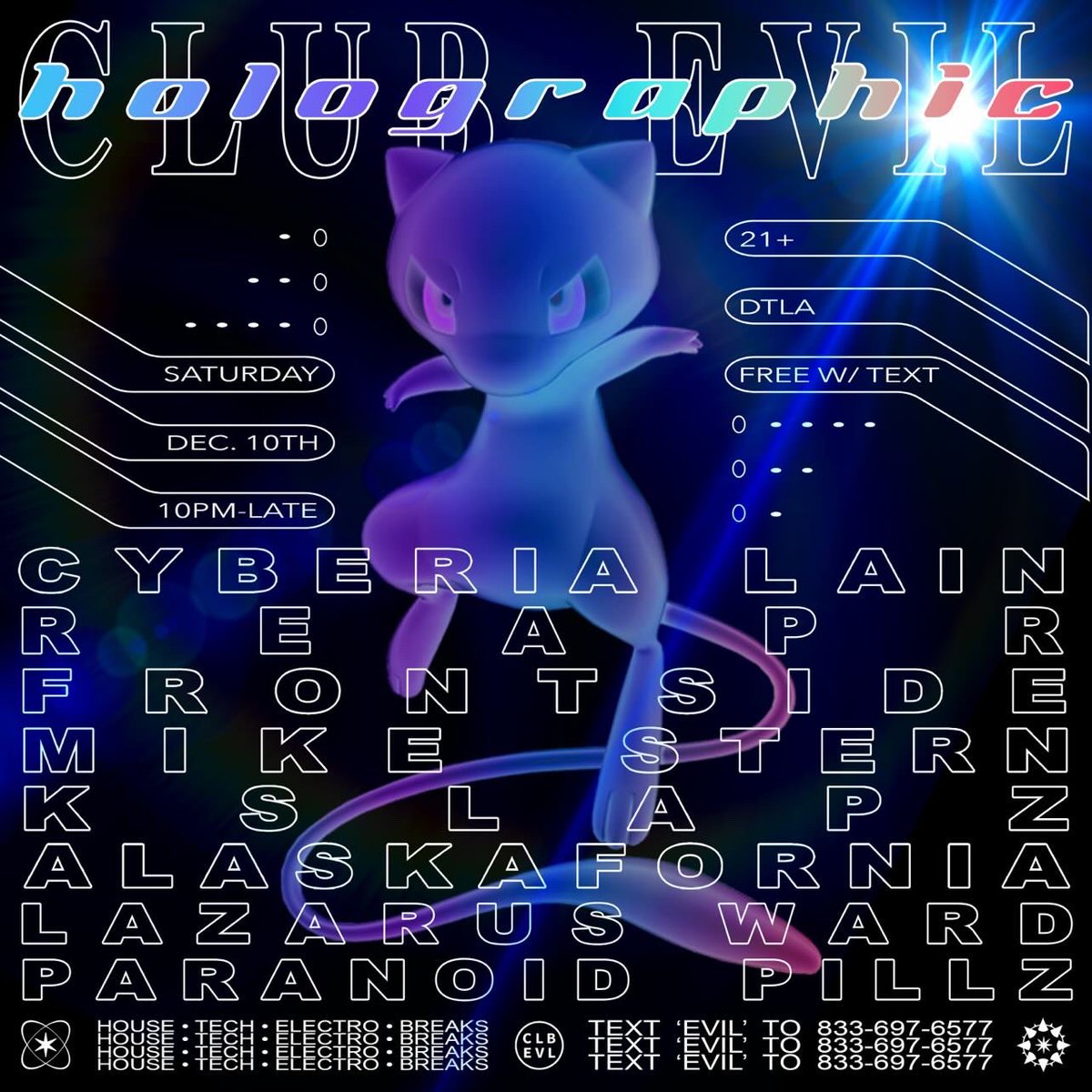 ✨ HOLOGRAPHIC ✨

🔌 : FREE w/ TEXT 

#DanceWithTheReapr
#CRRNT