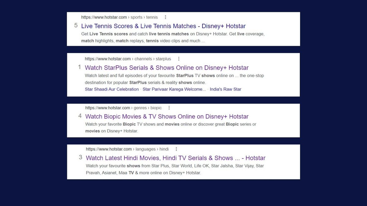 Disney+ Hotstar is a MONSTER at SEO!

They get 60M+ organic traffic and have 1.31M backlinks 🤩

Lear...
