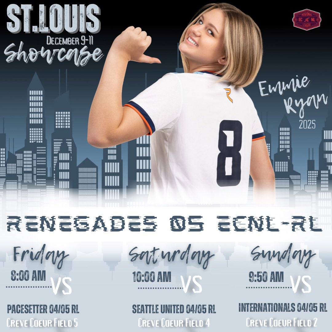 LEAVING TMR FOR <a href="/ECNLgirls/">ECNL Girls</a> ST. LOUIS I CANNOT WAIT ❗️❗️❗️ PHOTO AND GRAPHIC CREDS GOT THE AMAZING DUO <a href="/KenMurphyPhoto/">Ken Murphy Photography</a> &amp; <a href="/MabraDodie/">Dodie Deaton Mabra</a> U 2 ARE SO TALENTED 🔥🔥 LINK IN BIO FOR THEIR INFO📸📸📸 <a href="/Gosset41/">Brian Gosset</a> <a href="/ImYouthSoccer/">ECNL/GA/Recruiting/College Soccer</a> <a href="/NcsaSoccer/">NCSA Soccer</a> <a href="/TheSoccerWire/">SoccerWire</a> <a href="/SSN_NCAASoccer/">Sidelines - College Soccer (logged out)</a> @SoccerMomInt