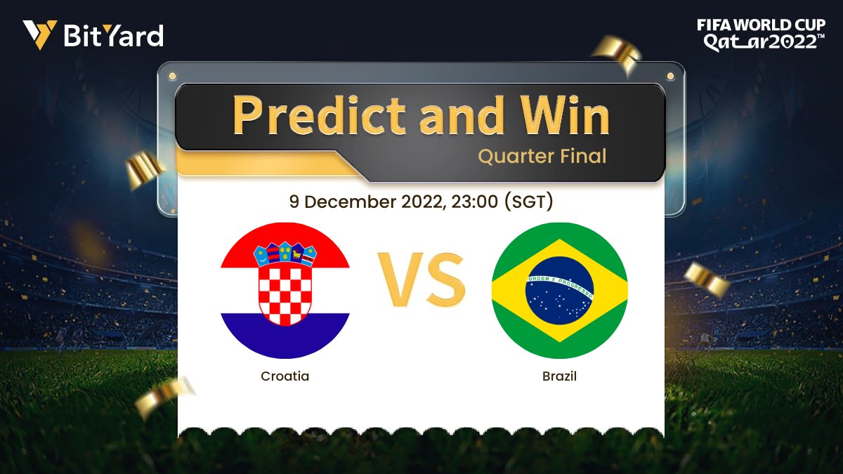 BitYard on Twitter: "⚽️Predict Quarter Final and Win with #BitYard ⚽️