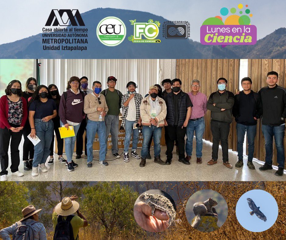 fcienciasuami's tweet photo. #MomentosDe #LunesEnLaCienciaUAMI #UAMI #ODCyH #UAM. ¡Gracias a todas y todos los que nos acompañaron! https://t.co/8spr0ZO6Hk