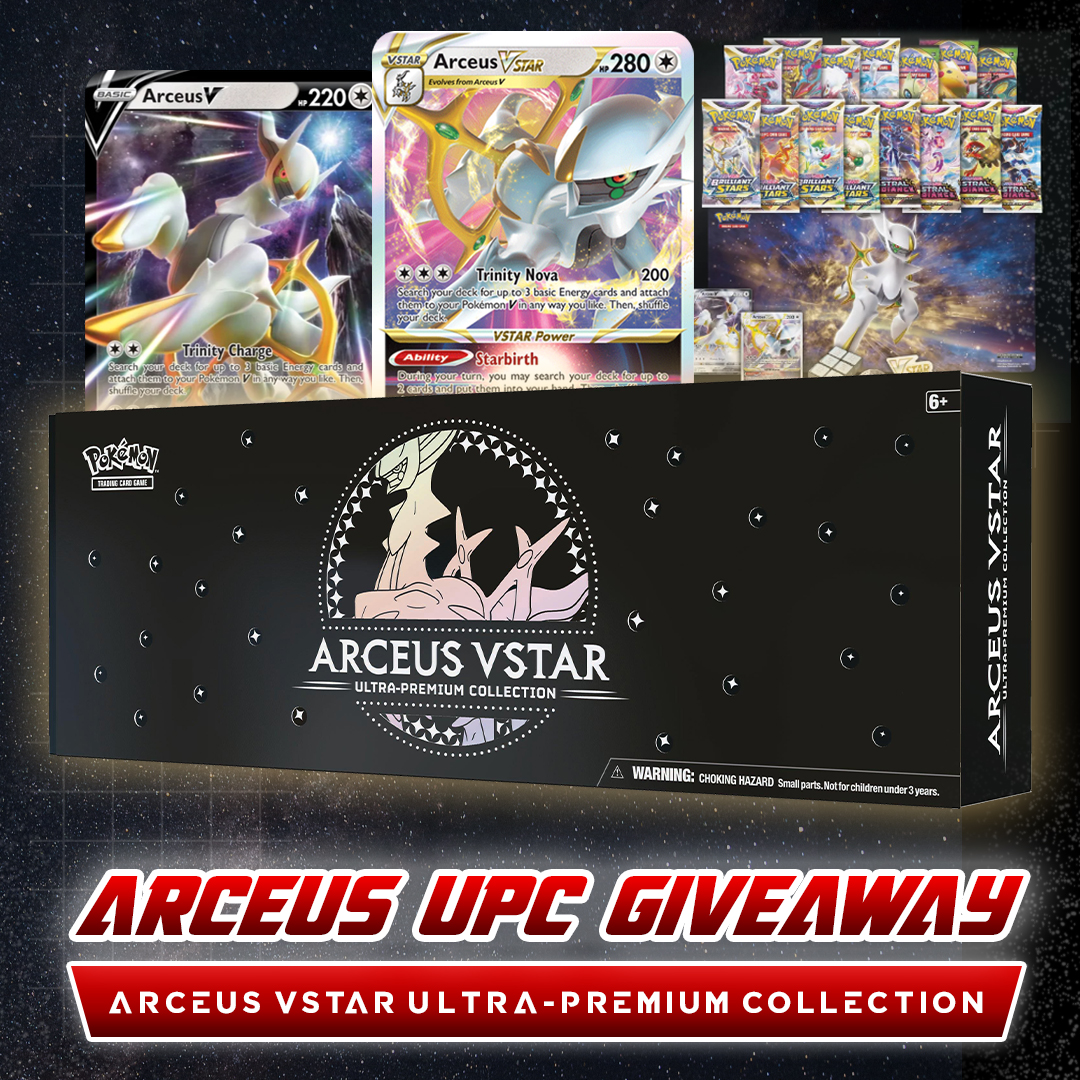 MysteryPokeSlab's tweet image. 🎄Holiday Giveaway Time🎁

🔥Arceus VSTAR Ultra Premium Collection✨

To Enter:
✅ Like &amp;amp; RT this
✅ Follow @MysteryPokeSlab  
✅ Comment if you will Rip or keep Sealed 

Winner Chosen at the end of December, Good Luck!