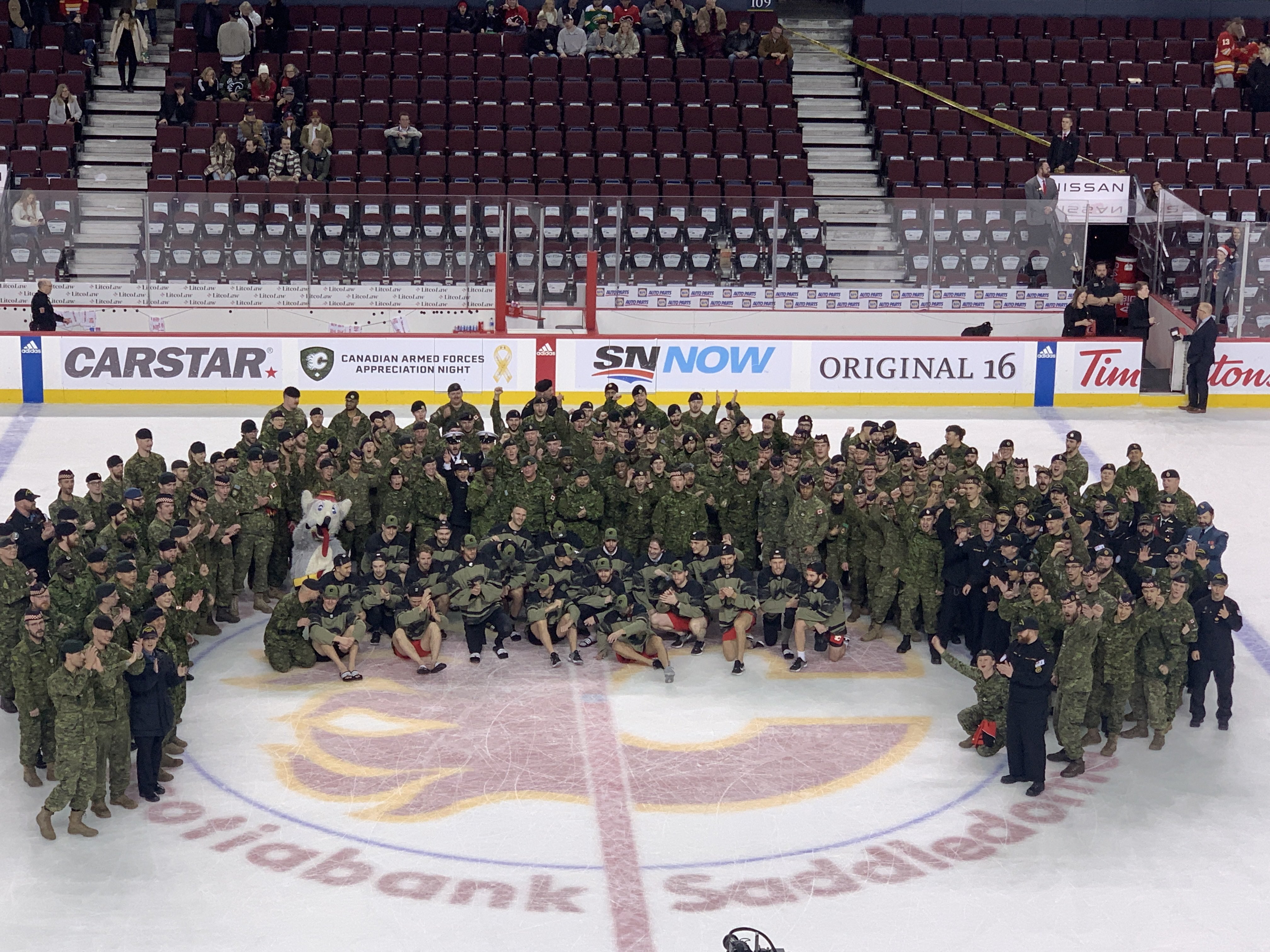 Calgary Flames - Canadian Armed Forces Appreciation Night