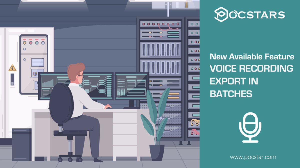 POCSTARS dispatch console now supports voice recordings export in batches of up to 100 items. You can choose to display 100 recordings with one page in the console and click Select All, then you can download them in one go.
#POCSTARS #PoC #PTT #recording #LatinAmerican #radio