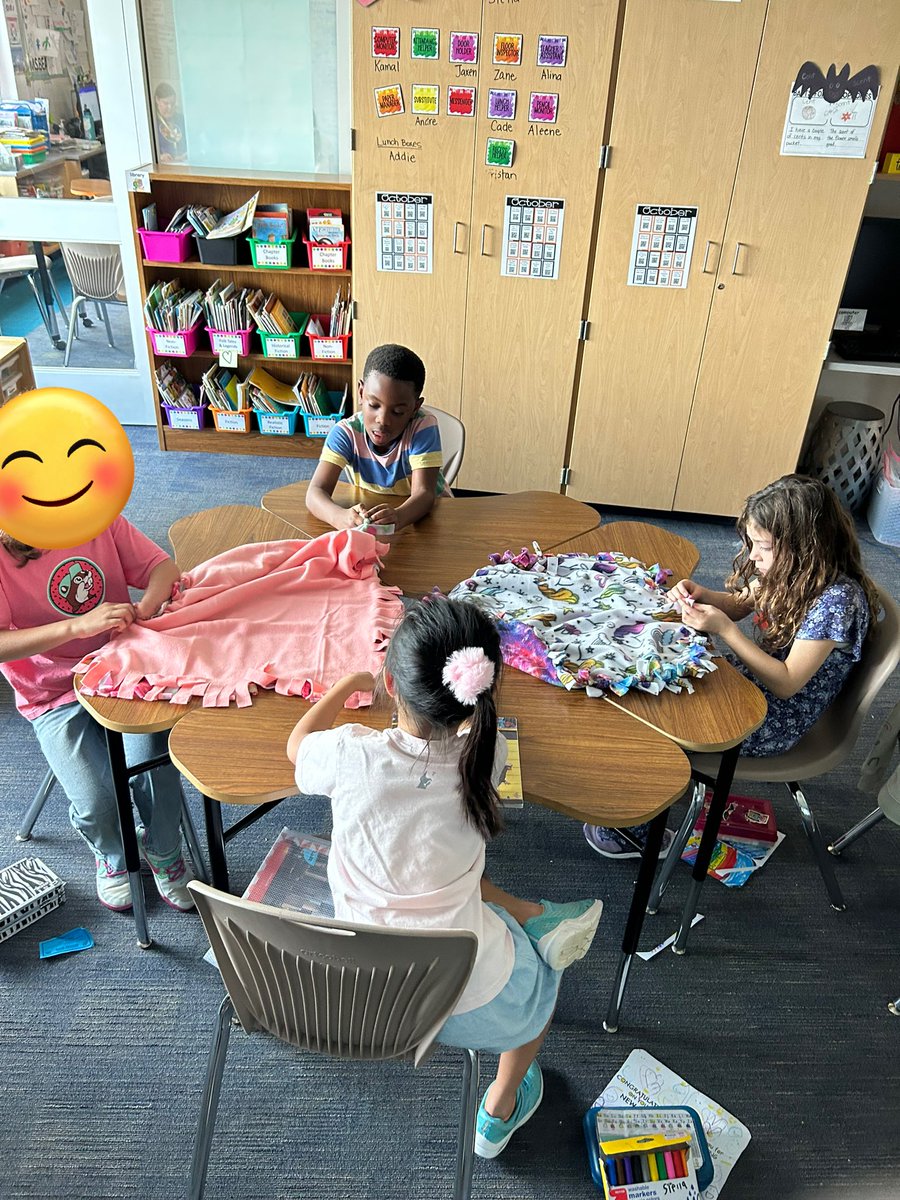 Volunteer day! We made blankets for the CAP animal shelter. #bengalpride