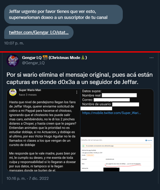 JeffarVlogs's tweet photo. COMUNICADO IMPORTANTE (abro hilo)
Chicos miren, yo no puedo controlar lo que hagan todos ustedes. Nunca les he dicho que vayan a molestar a alguien con quien yo haya tenido algún intercambio de palabras o conflicto de opiniones.
Les aconsejo que siempre se mantengan al margen (+) https://t.co/r64JBtjvve