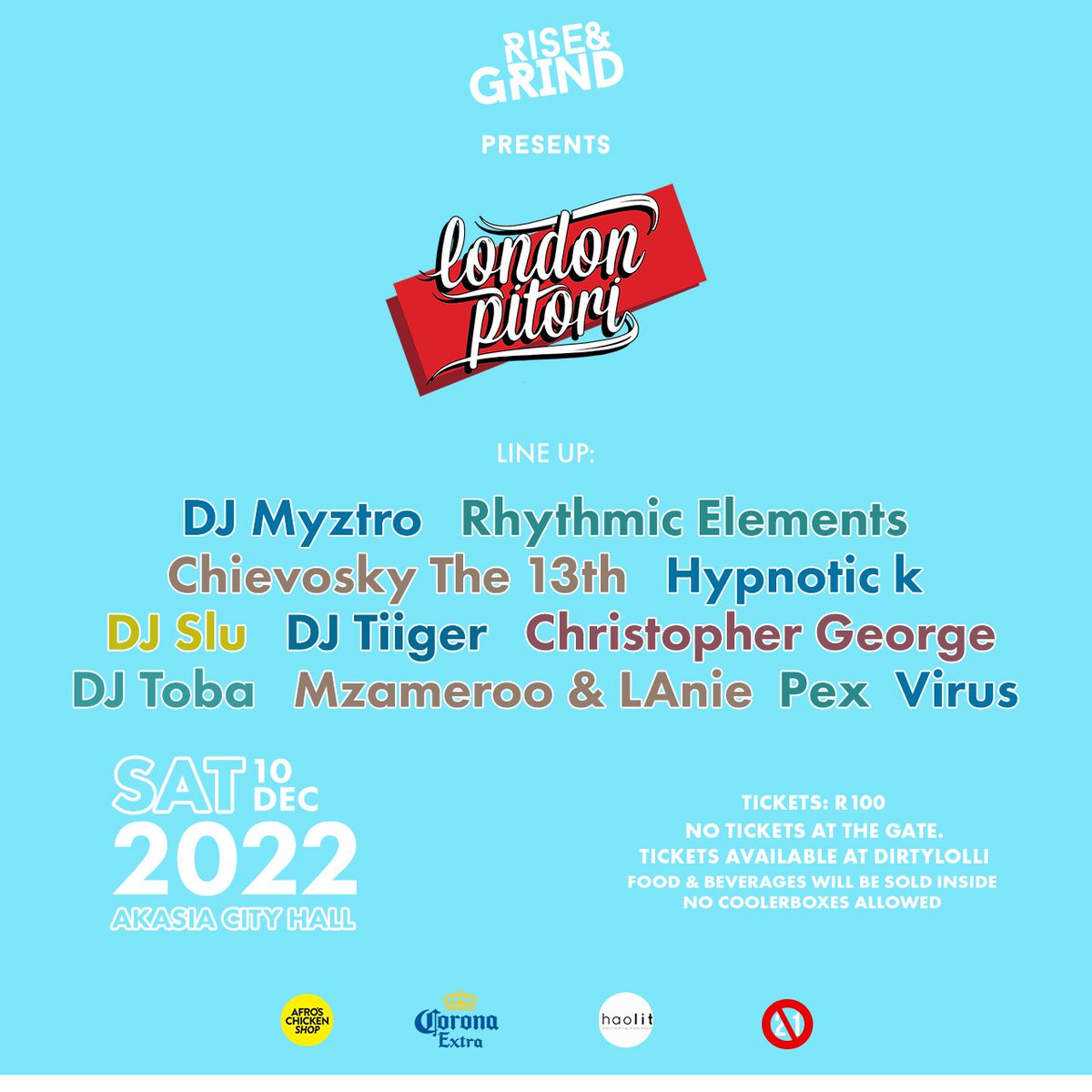 Oupa Khalanga Baloyi (@oupabaloyi7) on Twitter photo We'll be joined by the legendary group Rhythmic Elements ๐ท, donโt miss this instalment of #LondonPitori
Few days left till takeoff, make sure you get your tickets at @dirtylolli or <a href="/Rise_Grind_SA/">Rise&Grind</a> agents๐ง๐ฝโโ๏ธโ๏ธ
Be there or be told
#LondonPitori10Dec #RhythmicElements <a href="/Saint_LAC/">Letlotlo Baloyi</a> We'll be joined by the legendary group Rhythmic Elements ๐ท, donโt miss this instalment of #LondonPitori
Few days left till takeoff, make sure you get your tickets at @dirtylolli or <a href="/Rise_Grind_SA/">Rise&Grind</a> agents๐ง๐ฝโโ๏ธโ๏ธ
Be there or be told
#LondonPitori10Dec #RhythmicElements <a href="/Saint_LAC/">Letlotlo Baloyi</a>