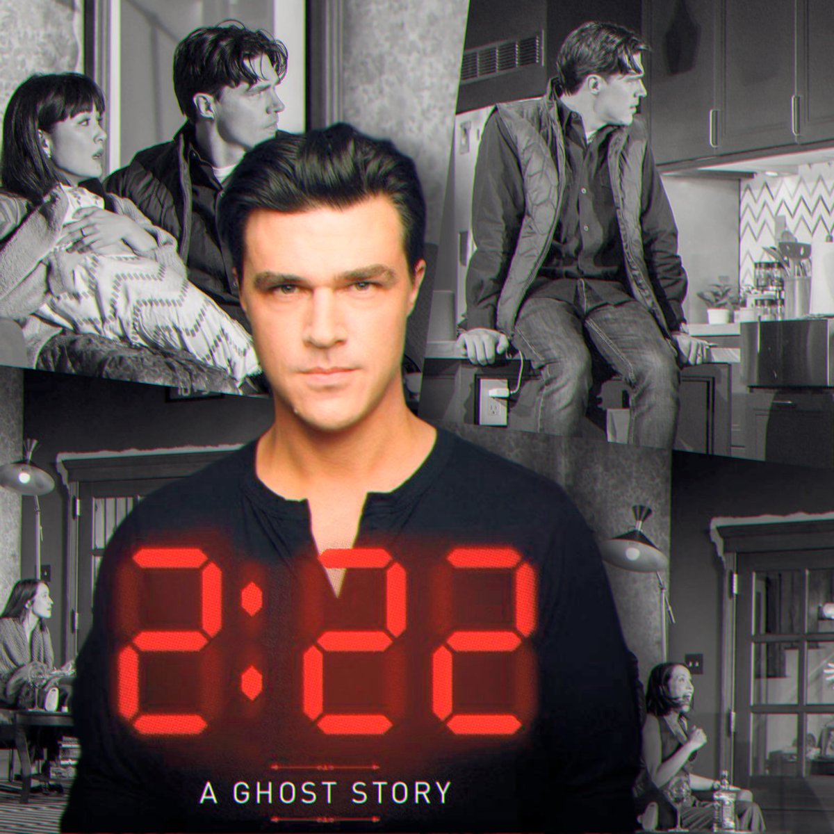 “The laws of thermodynamics. Things can not appear and disappear.”

Finn Wittrock as ‘Sam’ in 2:22 - A Ghost Story.