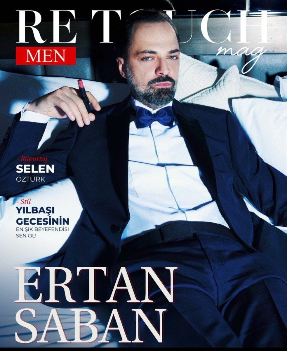 L'attore #ErtanSaban per la rivista #ReTouchMen. ❤️‍🔥